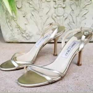 JIMMY CHOO Women's Gold Heels